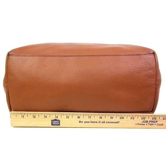 ROOMY Vince Camuto TAN BROWN GENUINE LEATHER SHOULDER BAG HANDBAG TOTE PURSE - Picture 14 of 16